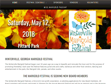 Tablet Screenshot of marigoldfestival.com